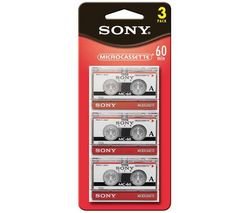 Childrens Toyshop  Electronics : Sony 3-Pack 60min Micro Cassette