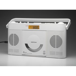 オーム 縦型ポータブルCDラジオ(ホワイト) RCD-R90N-W(07-7990)