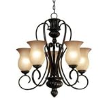 Kenroy Home - 91665ORB: Ponte Vedra 5 Light Chandelier - Oil Rubbed Bronze Finish