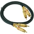 RCA AG44 Deluxe Gold Plated Stereo Audio Cable (6 Feet)