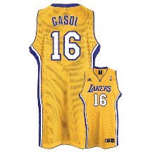 Adidas Los Angeles Lakers Pau Gasol Swingman Home Jersey Xx Large