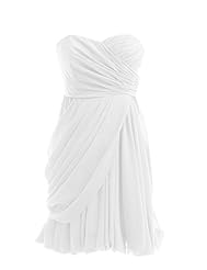 Short Sweetheart Pleated Chiffon Prom Dress/Party Dress 