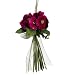 7" Princess Garden Purple Plum Posie Floral Bouquet Christmas Ornament