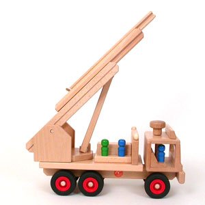 Fagus Wooden Fire Engine - Made in Germany