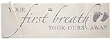 Wall Decor Plus More WD100K Your First Breath Took Ours Away Nursery Room Wall Sticker Quote 36X12, 