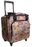 Hemline Cream Floral Sew Easy Serger Trolley