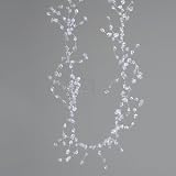 Kurt Adler 6' Plastic Ice Wire Clear Garland
