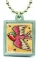 Hand Made Womens Retro "Tattoo Swallow" Chain Necklace Pendant