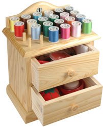 Smartek RX-24W Wooden Sewing Chest With Accessories