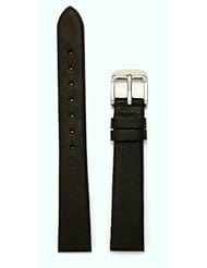 Ladies Classic Glove Leather Watchband Black 12mm Watch Band