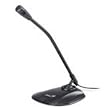 Genius MIC-01A  (Black, desktop microphone) Allows for Internet conversation, voice presentation or recording anytime, anywhere.
