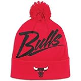 Chicago Bulls Mitchell & Ness Vice Script Cuffed Knit Hat
