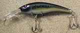JLVLures JLV Lures Curved Minnow Freshwater Diver Pinfish : Walleye Sauger Pike Bass Steelhead Crankbait Deep Troll Tantalizing Curve Body Wobble Kicking Rattle Rattling Trolling Casting Cast Treble Bronze Hook Darting Structure Fishing Gravel Bottom Rock Stump
