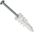 TOGGLER 50125 SnapSkru Self-Drilling Drywall Anchor, Pack of 20
