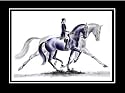 Dressage Piaffe Art Print - Limited Edition Print