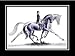 Dressage Piaffe Art Print - Limited Edition Print
