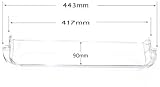 Original Refrigerator Door Shelf Small Middle Tray, To Fit Caple Homark Eurolec Essentials & Tecnik Fridges - PLEASE CHECK SIZE BEFORE ORDERING!