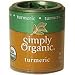 Simply Organic Turmeric Root Ground Certified Organic, 0.53-Ounce Containers (Pack of 6)
