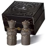Lladro Porcelain Figurine Salt and Pepper Shakers Black