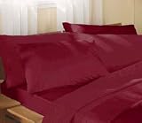 Supersoft Burgundy Housewife Pillowcase Pair