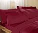 Supersoft Burgundy Double Fitted Sheet