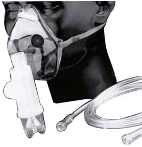 Salter Labs Sa1107 Pediatric Valved Elongated Aerosol Mask With Elastic Strap,Salter Labs - Each 1