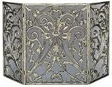 Review Uniflame  / 3 Panel Antique Gold Cast Aluminum Fireplace Screen