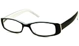 UrbanSpecs Readers Full Readers (Women) Reading Glasses - R4908 Black & White