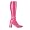 Hot Pink Patent GoGo Boots