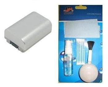 Superior Quality Replacement Battery for Specific Digital Camera and Camcorder Models Compatible with SONY NPFP50 - Includes Camera Lens Ceaning Kit Superior Quality Replacement Battery for Specific Digital Camera and Camcorder Models Compatible with SONY NPFP50 - Includes Camera Lens Ceaning Kit