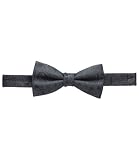 Black Tonal Paisley Bowtie