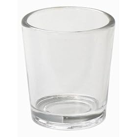 Biedermann & Sons 12 Clear Glass Votive Candle Holders