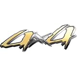 4x4 Truck, SUV or ATV Decals in Gold - 4.5 h x 12 w - REFLECTIVE 