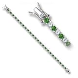Jewelry - 2 Carat Emerald CZ Bracelet SZ 7