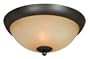 Hardware House 543744 Berkshire 12-Inch by 5-1/4-Inch Ceiling Lighting Fixture, Oil-Rubbed Bronze