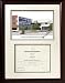 University of Texas, Health Science Center Graduate Framed Lithograph with Diploma Op...