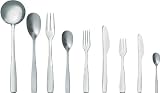 A di Alessi Knifeforkspoon Cutlery Set, Monoblock, 75 piece, (AJM22S75MS)