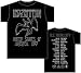 Classic Led Zeppelin U.S. Tour 1977 T-Shirt - Pitch Black