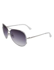 NEW Michael Kors M2045S 105 Silver White Aviator Sunglasses