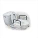 Deluxe Elevated Raised Toilet Seat with Removable Padded Arms