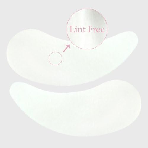 Top Salon Grade COENZYME Q10 Lint Free Eyelash Extensions EYE PADS ~ Comfort Curvy Shape (100 Pair) Rejuvenation Anti-Aging Pads ~ Love Your Lashes