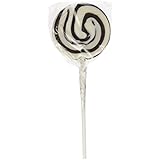 Black & White Swirl Pops-Cherry Flavored Lollipops-2 inch large swirl pop-Bulk-lolly pop-2 Dozen