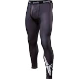 Hayabusa Official MMA Haburi Compression Pants w/ Free B&F Heart Sticker Bundle - Black / X-Large