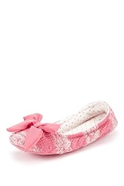 Space Dye Bow Ballet Pumps