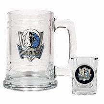 Dallas Mavericks Boilermaker Set (15 oz. Mug and 2 oz. Shot Glass)