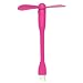 Casotec Silicone Mini Portable & Flexible USB Fan - Pink RS.180.00