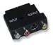 SWITCHABLE SCART VIDEO ADAPTER to 3 x PHONO or S-VIDEO SVHS