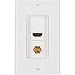 GE 87637 HDMI Coax Wall Plate