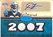 2007 Upper Deck Authentic Dwayne Jarrett Rookie Autograph Quad Game-Worn Patch Card