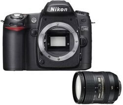 NIKON D80 + objectif AF-S DX Nikkor 16-85 mm F/3.5-5.6G ED VR Livré avec chargeur, batterie lithium